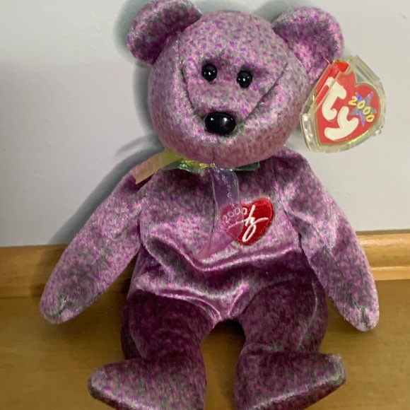 Rare 2000 Ty Beanie Baby Signature Bear Multiple Errors Tush Tag Numbers - Picture 2 of 9